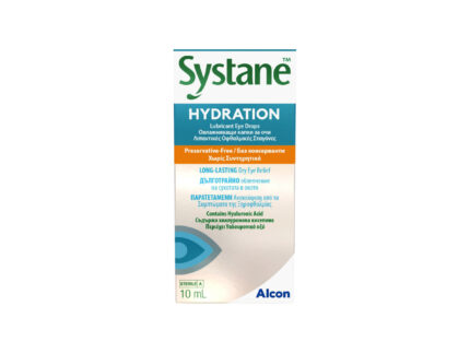 SYSTANE HYDRATION Χωρίς Συντηρητικά Οφθαλμικές Σταγόνες με Υαλουρονικό Οξύ 10ml